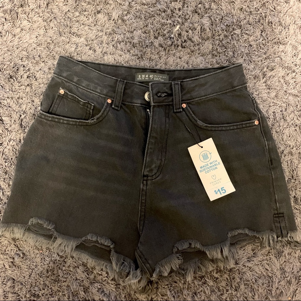 Black High Rise Shorts NWT
